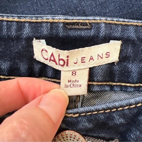 Cabi Mid Rise Skinny Jeans Size 8 - Picture 5 of 7